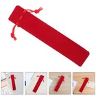  25pcs Velvet Pen Pouch Drawstring Single Pen Bag Sleeve Holder Small Case