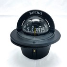 Ritchie Explorer F-50 Marine Boat Compass     Flush Mount Black     Nos