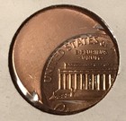 Error    20   Lincoln    Penny 1c Struck Off-center Mint Error