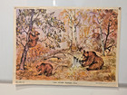 Save Nature Poster     Wild Nature Animals     Rare Soviet Green Party Poster 1984