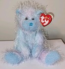 Nmt  Ty Punkies - Twizzles The Blue Bear  9 Inch  Mwnmt Stuffed Animal Toy