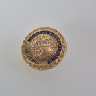 Vintage Douglas Aircraft 15 Yr Service Pin 3 Diamonds 10k Gold Filled