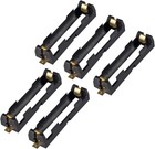 5pcs 18650 1 Slot 3 7v 18650 Battery Clip Holder Box Storage Case With Solder   