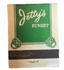 Jetty s Sunset Restaurant Matchbook Pacific Palisades Ca Nautical Unstruck Vtg