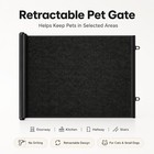 Retractable Pet Barrier   Extendable Mesh Gate Suitable For Cats And Small Dogs
