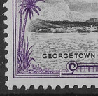 Ascension 1938 Gvi 0 5d  long E  Variety Sg38a Mint Cat  325