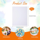100 Pcs Sublimation Blanks For Picture Frame 8 5 X 11 Inch Double Sided New