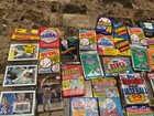 10 Random Sealed Vintage 80   s 90   s Baseball Card   Sticker Packs  100  Cards 