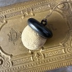 1800s Chatelaine Emery Acorn Pin Cushion With Sterling Silver Top Unique Antique