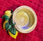 Tea Light Candle Holder Lemon Basket  Htf Retired Yankee
