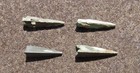 4 Old Original Ancient Scythian-sarmatia Barbed Combat Arrowhead 7-4 Bc  1