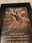 Blake Shelton Country Music Freaks Tour Autographed Signed  2018 W Ticket Stub