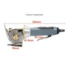 Pneumatic Cloth Fabric Cutting Machine Diameter 70mm Air Round Knife Scissors 