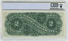 Fr  241 1886  2 Silver Certificate Pcgs Unc 63 Hancock 949949-8