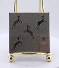 Darling 1920   s Art Deco Volupte Leaping Gazelle Vintage Powder Compact
