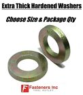  choose Size  Extra Thick Flat Washers Sae Grade 8 Hardened Washers Mil-carb