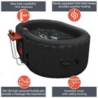 Aleko Inflatable Improved Version 2 Prs Hot Tub 145 Gallons 100 Bubble Jets
