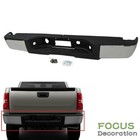 For Chevy Silverado Gmc Sierra 1500 2007-2013 Truck Complete-chrome Rear Bumper
