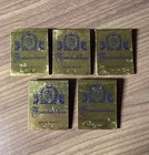 Fleur De Lis At Fontainebleau Miami Beach Lot Of 5 Vintage Matchbooks Unused