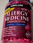 Kirkland Signature Allergy Medicine Diphenhydramine Hci 25 Mg 600 Minitab 2 Pack