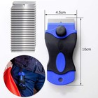 2pack Razor Blade Scraper Tool With 30pcs Stainless Steel Blades