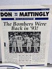 Don Mattingly Fan Club Newsletter - Autumn   93 Volume 24 All Mint