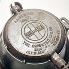 Antique Griswold Mfg Co  American No  8 High Base Cast Iron  Waffle Iron Exc 