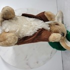 Vintage Benjamin Rabbit Beatrix Potter Plush 12  Brown  Eden Toys Stuffed Bunny 