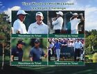 Chad 2018 Mnh Tiger Woods Phil Mickelson 4v M s Golf Sports Stamps