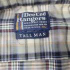 Vtg Dee Cee Shirt Mens Xl Tall Western Pearl Snap Rodeo Cowboy Yolk 70s Usa Made