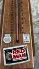 Red Man Chewing Tobacco Wooden Therometer Sign  24  Tall By 7  Wide