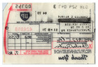 Original 1971 Bp Gas Oil Revolving Charge Account Receipt Punxsutawney  Pa
