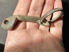 Rare Vintage C 1935 Flying A Gasoline Brass Keychain Bottle Opener
