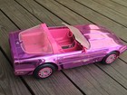 Vintage Barbie Pink Corvette Ultra Vette 1984 Mattel Car 