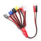 8 In 1 Rc Lipo Battery Charger Adapter Connector Splitter Wire Convert Cable Usa
