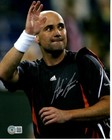 Andre Agassi Signed Tennis 8x10 Photo Beckett Bas