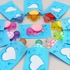 100pcs Glow In The Dark 3d Turtle Resin Blind Bag Translucent Diy Craft