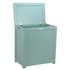 Laundry Hamper Storage Basket Turquoise Portable Organizer Bin