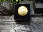 Old Rare Vintage Antique Relic Pre Civil War Militia Officers Coat Button W gold