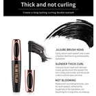 3 Pack 4d Silk Fiber Lash Mascara  Waterproof Smudge-proof Thickening Lengthenin