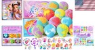 Magical Mermaid   Unicorn Bath Bombs - 12 Pack With 20 Surprise Toys Inside