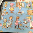 Assortment Of Children s Wrapping Paper Sheets Some Partially Used Vintage