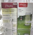 Lot Playtex Nurser Drop Ins Liners 8-10 Oz 105 Count Plus Nurser Bottle