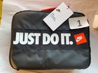 Nike Insulated Lunch Bag Lunchbox Box Pail Hard Or Soft Shell New Black Green