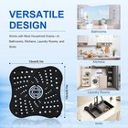 4 Pack Shower Drain Hair Catcher  Premium Silicone Shower Hair Catcher With Suct