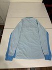 Simms Fishing Shirt Large Light Blue Performance Snap Front Outdoor Vented Sport