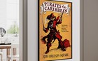 Disneyland  pirates Of The Caribbean  1967 Park Attraction Poster  36   x54   