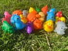 50 Baby Bath Toys Floating Squeaky Baby Wash Shower Toy Sea Animal Squeaky Rubbe