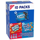 Nabisco Cookies Variety Pack Oreo Minis Nutter Butter   Chips Ahoy 10 Packs
