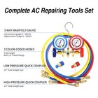 For R502 R134a R12 R22 Ac Manifold Gauge Set A c Refrigeration 3 Way Hose